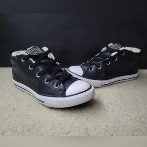 Leather Converse